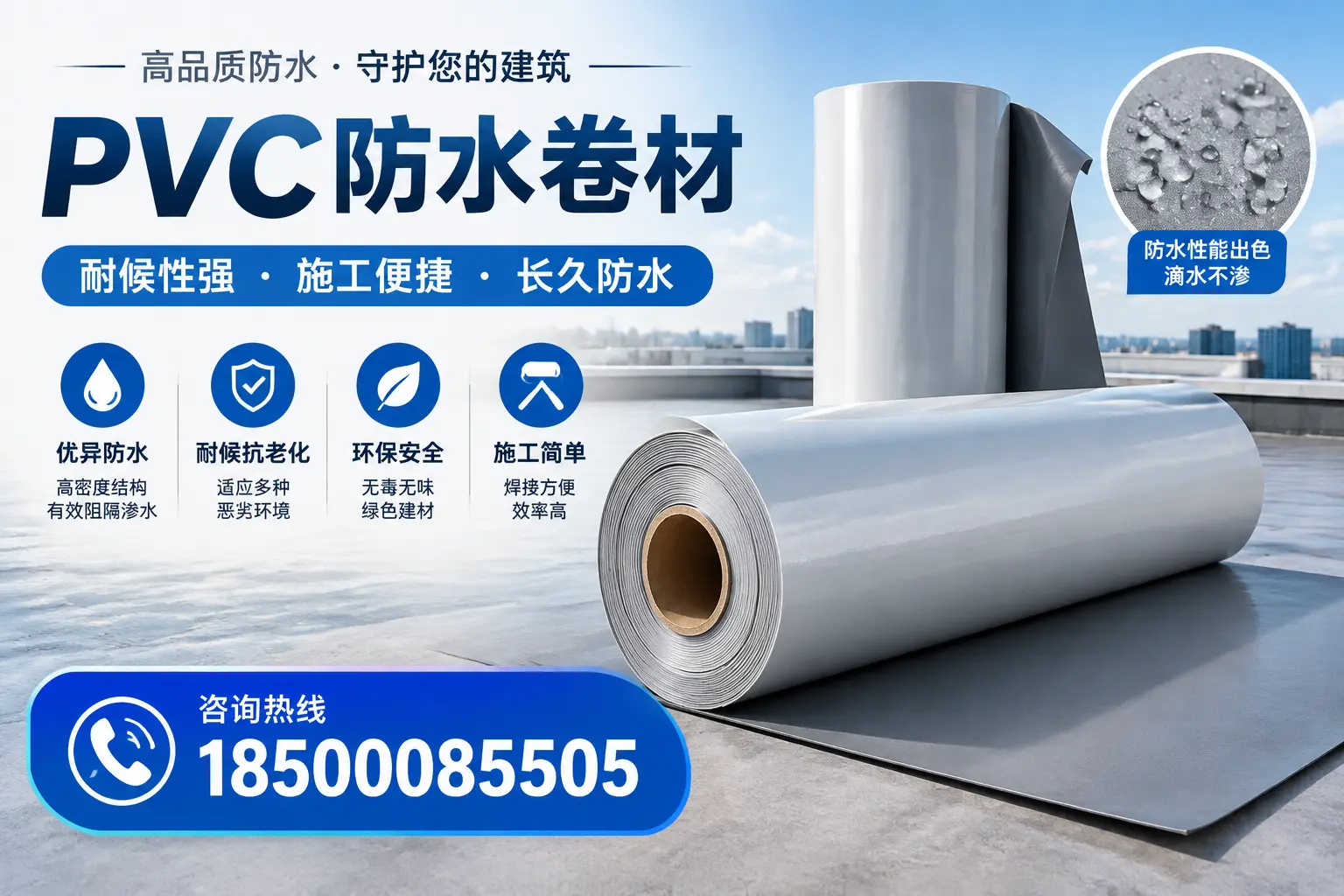 pvc防水卷材在锦州的行业应用前景分析